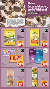 Kaffeepads im aktuellen REWE Prospekt (Mannheim) Kaffeepads im REWE Prospekt "Dein Markt" mit 18 Seiten (Mannheim)