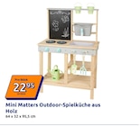 Mini Matters Outdoor-Spielküche aus Holz bei Action im Prospekt "" für 22,95 €