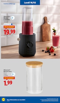 Promotion Bouteille dans le prospectus Lidl, valable du 16/02/2026 au 19/02/2026 Promo Bouteille dans le catalogue Lidl du moment à la page 4