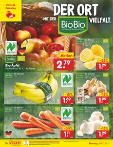 Bananen im Netto Marken-Discount Prospekt "Aktuelle Angebote" mit 54 Seiten (Heilbronn)