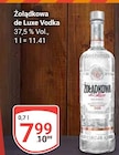 Aktuelles Żołądkowa de Luxe Vodka Angebot bei GLOBUS in Duisburg ab 7,99 €
