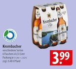 Aktuelles Krombacher Angebot bei famila Nordost in Stralsund ab 3,99 €