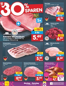 Braten im Netto Marken-Discount Prospekt "Aktuelle Angebote" mit 60 Seiten (Duisburg)