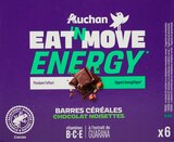 AUCHAN EAT'N MOVE BARRES CÉRÉALES CHOCOLAT NOISETTES - AUCHAN EATN MOVE - Auchan Supermarché AUCHAN EAT'N MOVE BARRES CÉRÉALES CHOCOLAT NOISETTES - AUCHAN EATN MOVE à 4,18 € dans le catalogue Auchan Supermarché
