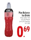 Iso Drink Blue im Angebot bei EDEKA in Augsburg Iso Drink Blue Angebote von Max Balance bei EDEKA Augsburg für 0,69 €