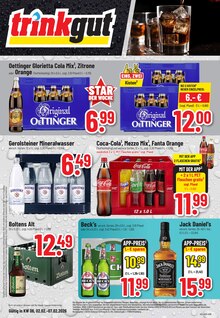 Trinkgut Prospekt der Woche "Aktuelle Angebote" Seite 1, 02.02.2026 bis 07.02.2026 für St. Leon-Rot Aktueller Trinkgut Prospekt "Aktuelle Angebote" Seite 1 von 8 Seiten für St. Leon-Rot