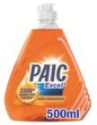 Liquide Vaisselle Excel Ultra Dégraissant - PAIC dans le catalogue Supeco