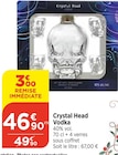 Vodka - CRYSTAL HEAD en promo chez Bi1 Annemasse à 46,90 €