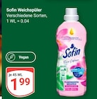 Weichspüler im Angebot bei GLOBUS in Saarlouis Weichspüler Angebote von Sofin bei GLOBUS Saarlouis für 1,99 €