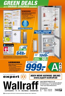 Kühlschrank im expert Prospekt "Top Angebote" mit 8 Seiten (Langenfeld (Rheinland))
