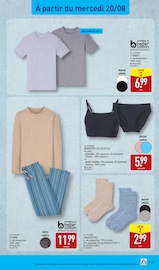 Chaussettes Angebote im Prospekt "PROPRETÉ ILLIMITÉE JUSQU'À -68% SUR LE 2ème" von Aldi auf Seite 33