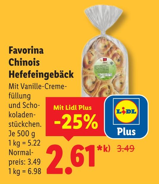 Chinois Hefefeingebäck