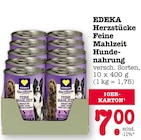 Herzstücke Feine Mahlzeit Hundenahrung Angebote von EDEKA bei E center Oberursel für 7,00 €