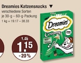 Katzensnacks von Dreamies im aktuellen V-Markt Prospekt