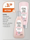 Shampoo 250 ml oder Spülung 200 ml Angebote von GUHL bei Müller Arnsberg für 3,29 €