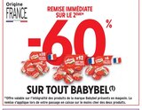 Promo -60% sur le 2ème sur tout Babybel à  dans le catalogue Intermarché à Longueau