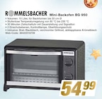 Mini-Backofen BG 950 Angebote von Rommelsbacher bei expert Altenburg für 54,99 €