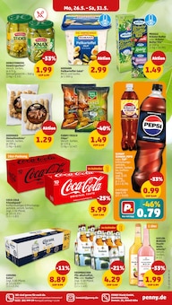 Cola im aktuellen Penny Prospekt (Gifhorn) Cola im Penny Prospekt "Wer günstig will, muss Penny." mit 43 Seiten (Gifhorn)
