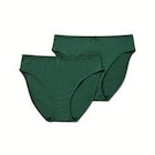 2 Slips Dunkelgrün im Tchibo im Supermarkt Prospekt 2 Slips Dunkelgrün von im aktuellen Tchibo im Supermarkt Prospekt für 12,99 €