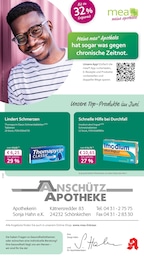 mea - meine apotheke Prospekt für Schwentinental mit 4 Seiten mea - meine apotheke Prospekt für Schwentinental: "Unsere Juni-Angebote", 4 Seiten, 01.06.2025 - 30.06.2025