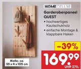Garderobenpaneel QUEST im Angebot bei Netto Marken-Discount in Hof Garderobenpaneel QUEST Angebote von HOME DELUXE bei Netto Marken-Discount Hof für 169,99 €