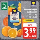 Riesenorangen bei EDEKA im Lassan Prospekt für 3,99 €