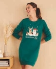 Robe sweat de noel femme en promo chez Hyper U Orléans à 14,90 €