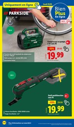 Prix et réduction Compresseur dans le prospectus Lidl en cours Offre Compresseur dans le catalogue Lidl du moment à la page 16