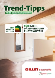 Gillet Baustoffe Prospekt für Knittelsheim: "Trend-Tipps FÜR DIE ENERGETISCHE SANIERUNG", 13 Seiten, 24.05.2024 - 02.06.2024