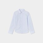 Chemise manches longues bleu ciel garçon en promo chez La Halle Chemise manches longues bleu ciel garçon dans le catalogue La Halle