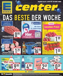 EDEKA Prospekt für Plattele mit 24 Seiten EDEKA Prospekt für Plattele: "DAS BESTE DER WOCHE", 24 Seiten, 21.07.2025 - 26.07.2025