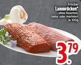Frischer Lammrücken im EDEKA Prospekt Frischer Lammrücken von im aktuellen EDEKA Prospekt für 3,79 €