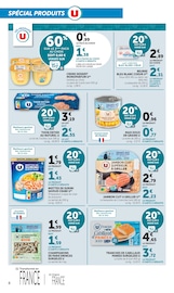 Poisson en promo dans le catalogue U Express à la page 8