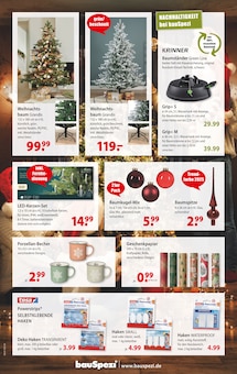 Weihnachtsbaum im bauSpezi Prospekt "Aktuelle Angebote!" mit 6 Seiten (Arnsberg)