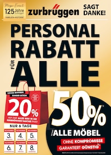 Aktueller Zurbrüggen Delmenhorst Prospekt Zurbrüggen Delmenhorst Prospekt "PERSONAL RABATT FÜR ALLE" mit 12 Seiten
