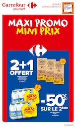 Catalogue Supermarchés de Carrefour Market à Desvres Prospectus Carrefour Market à Desvres, "MAXI PROMO MINI PRIX", 28 pages, 13/05/2025 - 25/05/2025