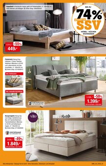 Boxspringbett im aktuellen Opti-Wohnwelt Prospekt (Bremen) Boxspringbett im Opti-Wohnwelt Prospekt "Sparen im SSV" mit 16 Seiten (Bremen)