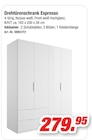 Drehtürenschrank Espresso Angebote bei Möbel AS Homburg für 279,95 €
