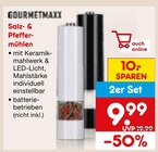 Aktuelles Salz- & Pfeffermühlen Angebot bei Netto Marken-Discount in München ab 9,99 €