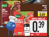 Chili con Carne Fix von Knorr für 0,39 € bei EDEKA im Angebot Chili con Carne Fix von Knorr im aktuellen EDEKA Prospekt