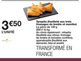 Tyropita (feuilleté aux trois fromages de brebis et menthe) dans le catalogue Monoprix