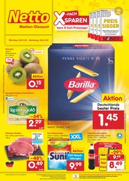 Netto Marken-Discount Prospekt "Aktuelle Angebote" für Halfing, 46 Seiten, 23.01.2023 - 28.01.2023