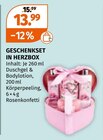 GESCHENKSET IN HERZBOX von  im aktuellen Müller Prospekt für 13,99 €