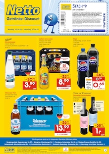 Cola im Netto Marken-Discount Prospekt "DER ORT, AN DEM DU IMMER AUSGEZEICHNETE PREISE FINDEST." mit 2 Seiten (Weiden (Oberpfalz))