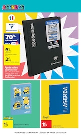 Promos Agenda dans le catalogue "Carrefour market" de Carrefour Market Agenda en promo dans le catalogue Carrefour Market à la page 49