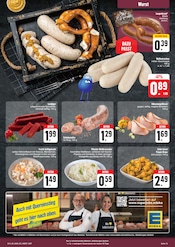Weißwurst im E center Prospekt in Suhl Aktueller E center Prospekt mit Weißwurst, "Wir lieben Lebensmittel!", Seite 13