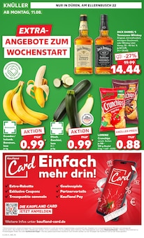 Jack Daniels im Kaufland Prospekt "EXTRA-ANGEBOTE" mit 8 Seiten (Erftstadt)