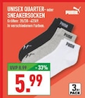 Unisex Quartersocken im Angebot bei Marktkauf in Lünen Unisex Quartersocken Angebote von PUMA bei Marktkauf Lünen für 5,99 €