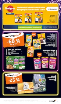 Promotion Alimentation Chat dans le prospectus Colruyt, valable du 08/10/2025 au 19/10/2025 Promo Alimentation Chat dans le catalogue Colruyt du moment à la page 19