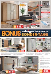 Kleiderschrank im Zurbrüggen Prospekt in Gütersloh Aktueller Zurbrüggen Prospekt mit Kleiderschrank, "BONUS SONDER-TAGE", Seite 10